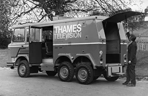 1970s Prints: Stonefield P3000 6x4 Thames TV production van 1979. Creator: Unknown