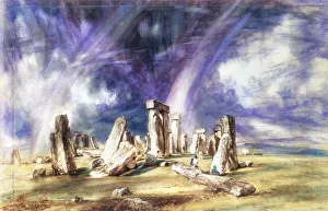Megalithic Prints: Stonehenge, c1835. Artist: John Constable