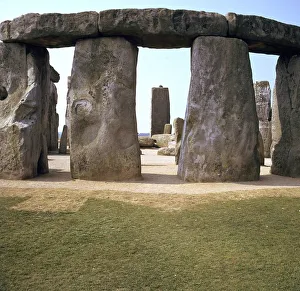 25th Century Bc Prints: Stonehenge from the west, 25th century BC