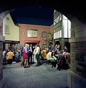 Images Dated 29th May 2018: The Stonehouse themed pub, Sheffield, South Yorkshire, 1971. Artist: Michael Walters