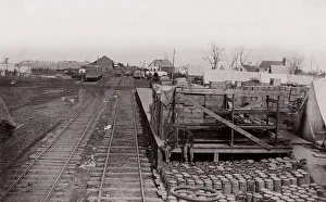 Supplies Gallery: Stonemans Station, Virginia, 1861-65. Creator: Unknown