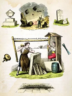 Chisel Prints: Stonemasons, c1845