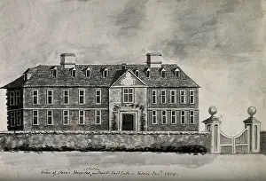 Gates Prints: Stone's Hospital, Oxford: panoramic view