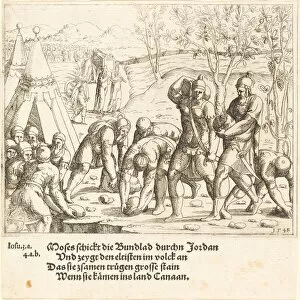 Joshua Gallery: The Twelve Stones, and the Waters of the Jordan are Divided, 1548