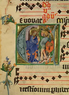 The Stoning of Christ, early 15th century. Creator: Unknown