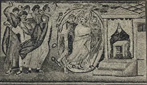 Reproduction Prints: Stoning of Moses, Joshua and Caleb, Byzantine, early 20th century