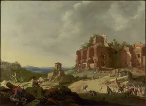 Saul Prints: The Stoning of Saint Stephen, 1632. Creator: Bartholomeus Breenbergh