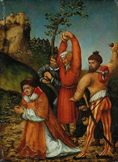 Punishment Prints: The Stoning of St Stephen, c1520. Creator: Lucas Cranach the Elder