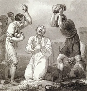 St Stephen Prints: The Stoning of St Stephen, c1810-c1844. Artist: Henry Corbould
