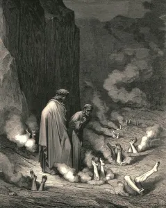 Vergilius Maro Prints: There stood I like the friar, that doth shrive a wretch for murder doom d, c1890