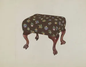 Stool, c. 1936. Creator: Florence Huston