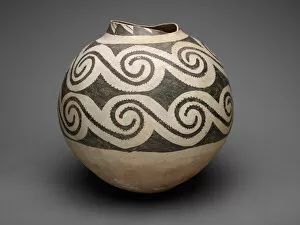 Spiral Collection: Storage Jar with Horizontal Bands of Interlocking Scrolls, A.D. 875 / 1130