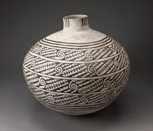Spiral Prints: Storage Jar (Olla), A. D. 1150 / 1300. Creator: Unknown