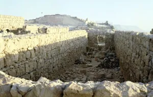 King Herod Prints: Store rooms of Herods Palace, Masada, Israel, c20th century