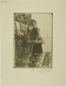 The Storehouse, 1903. Creator: Anders Leonard Zorn