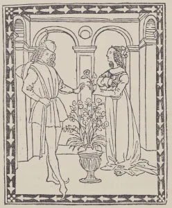Piccolomini Prints: Storia di due amanti (Tale of Two Lovers), ca. 1495-1500. Creator: Unknown