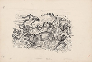 Wild Boar Prints: Stories in the wilderness - 5, 1939-1940. Creator: Arnold Peter Weisz-Kubincan