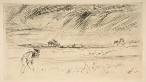 James A Prints: The Storm, 1861. Creator: James Abbott McNeill Whistler