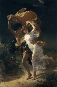 See Through Prints: The Storm, 1880. Creator: Pierre Auguste Cot
