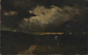 Ominous Collection: The Storm, 1881. Creator: Edward Mitchell Bannister