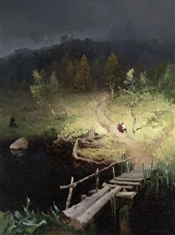 Before the Storm, 1918. Artist: Shilder, Andrei Nikolayevich (1861-1919)