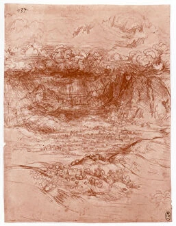 Storm in the Alps, c1503-1505. Artist: Leonardo da Vinci