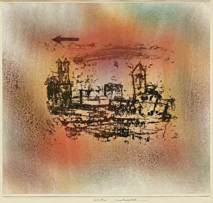 1925 Prints: Storm over the City, 1925. Creator: Paul Klee