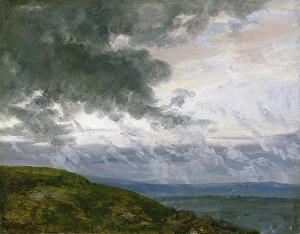 Johan Christian Clausen Dahl Prints: Storm Clouds, 1835. Creator: Johan Christian Dahl