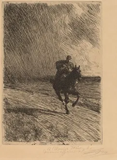Storm (L orage), 1891. Creator: Anders Leonard Zorn