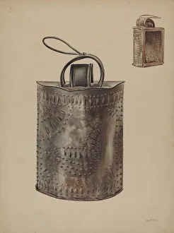 James Mclellan Prints: Storm Lamp, c. 1938. Creator: James McLellan