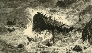 Storm Off Balaclava, 1890. Creator: Unknown Storm Off Balaclava, 1890. Creator: Unknown