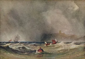 Buoy Prints: Storm off Whitby, 1851, (1930). Creator: Anthony Vandyke Copley Fielding