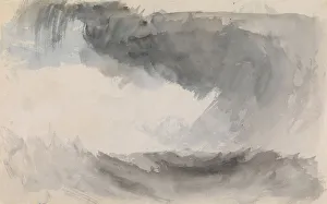 Storm Damage Prints: A storm at sea. Artist: Turner, Joseph Mallord William (1775-1851)
