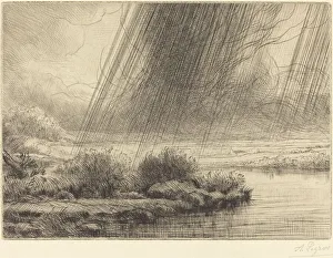 Storm (Un orage). Creator: Alphonse Legros