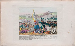 Georgia Prints: The storming the Akhaltsikhe fortress on August 27