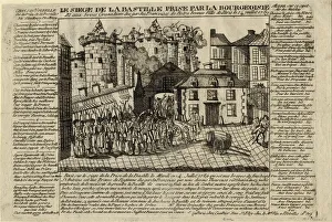 The Storming of the Bastille on 14 July 1789, 1789. Artist: Anonymous
