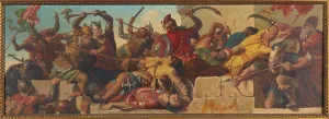 1937 Prints: The storming of Melk by Margrave Leopold I of Babenberg