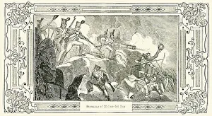 John Frost Prints: Storming of Molino del Rey, 1849. Creator: Unknown