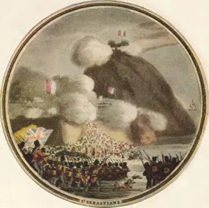 Craig Gallery: Storming of St. Sebastian, 1815, (1910). Artist: Edward Orme