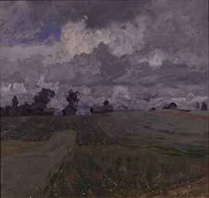 Isaak Ilyich 1860 1900 Gallery: Stormy day, 1897. Artist: Levitan, Isaak Ilyich (1860-1900)