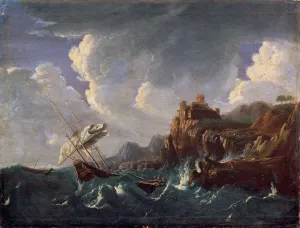 Stormy Sea, 17th century. Artist: Pieter Mulier the younger