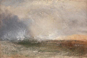 Movement Gallery: Stormy Sea Breaking on a Shore, between 1840 and 1845. Creator: JMW Turner
