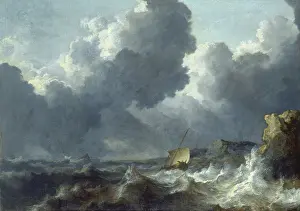 Stormy Prints: Stormy Sea, (c1643-1644?). Creator: Allart van Everdingen