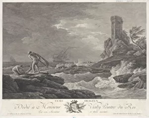 Adversity Gallery: Stormy Weather, ca. 1750-88. Creator: Jacques Aliamet