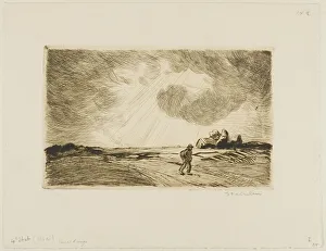Steinlen Th And Xe9 Prints: Stormy Weather, n. d. Creator: Theophile Alexandre Steinlen
