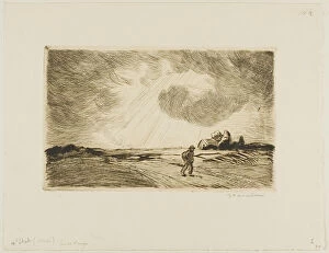 Sunlit Collection: Stormy Weather, n.d. Creator: Theophile Alexandre Steinlen