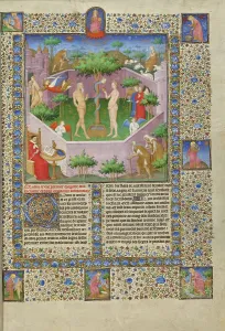 Script Prints: The Story of Adam and Eve; Des cas des nobles hommes et femmes