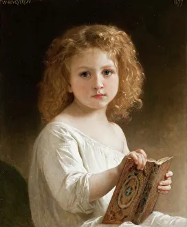 The Story Book, 1877. Creator: William-Adolphe Bouguereau
