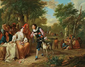 Don Giovanni Prints: The Story of Constance and Don Juan, 1710. Creator: Carré, Hendrik (1656-1721)