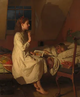 Fairy Story Prints: Story of Golden Locks, ca. 1870. Creator: Seymour Joseph Guy
